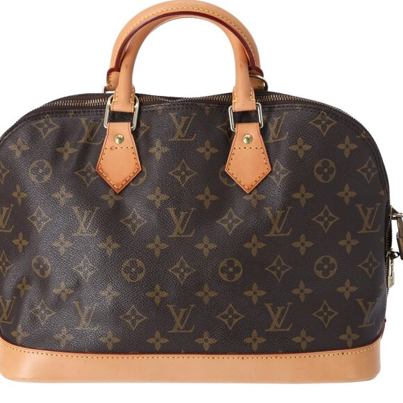Louis Vuitton Alma Monogram Handbag M51130 Brown Canvas - Picture 1 of 9